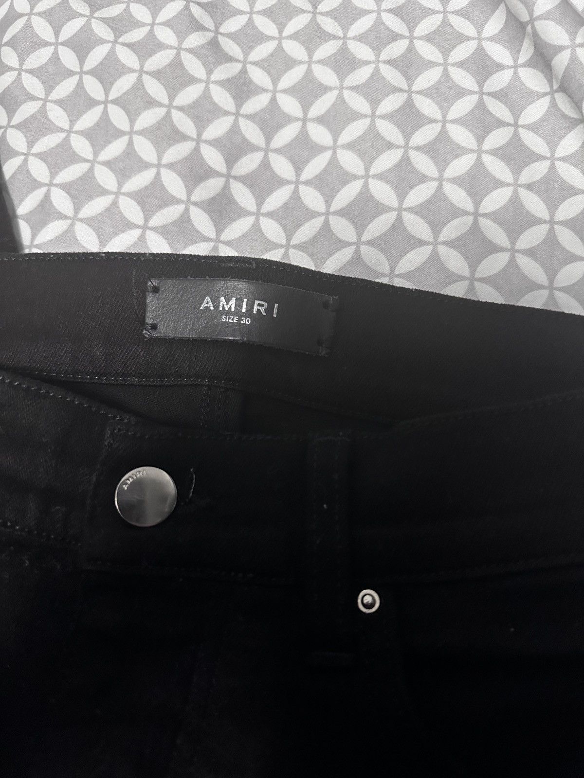 Amiri Amiri MX1 Black Bandana jeans Size US 30 / EU 46 - 4 Thumbnail