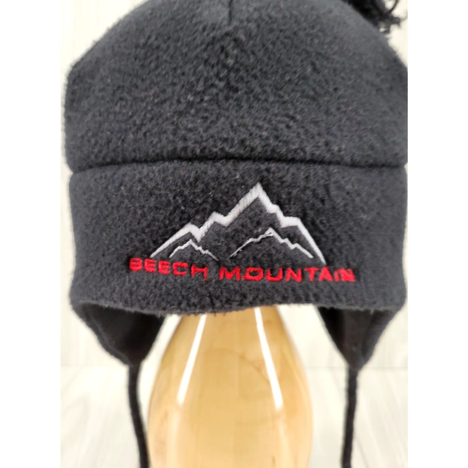 Vintage Merkley Beech Mountain Headgear Beanie W/ Earflap Winter Hat Black Mens One Size Ski Winter Size ONE SIZE - 2 Thumbnail