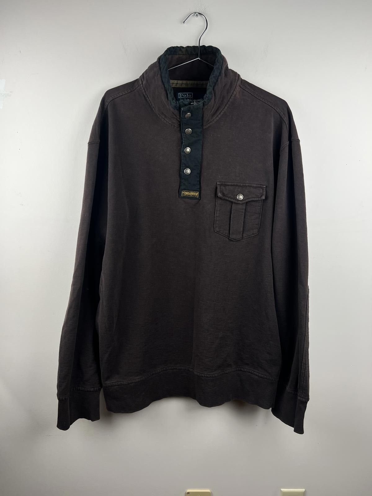 Polo Ralph Lauren Vintage 90s Polo Ralph Lauren Quarter Zip Sweatshirt XXL Size US XXL / EU 58 / 5 - 1 Thumbnail