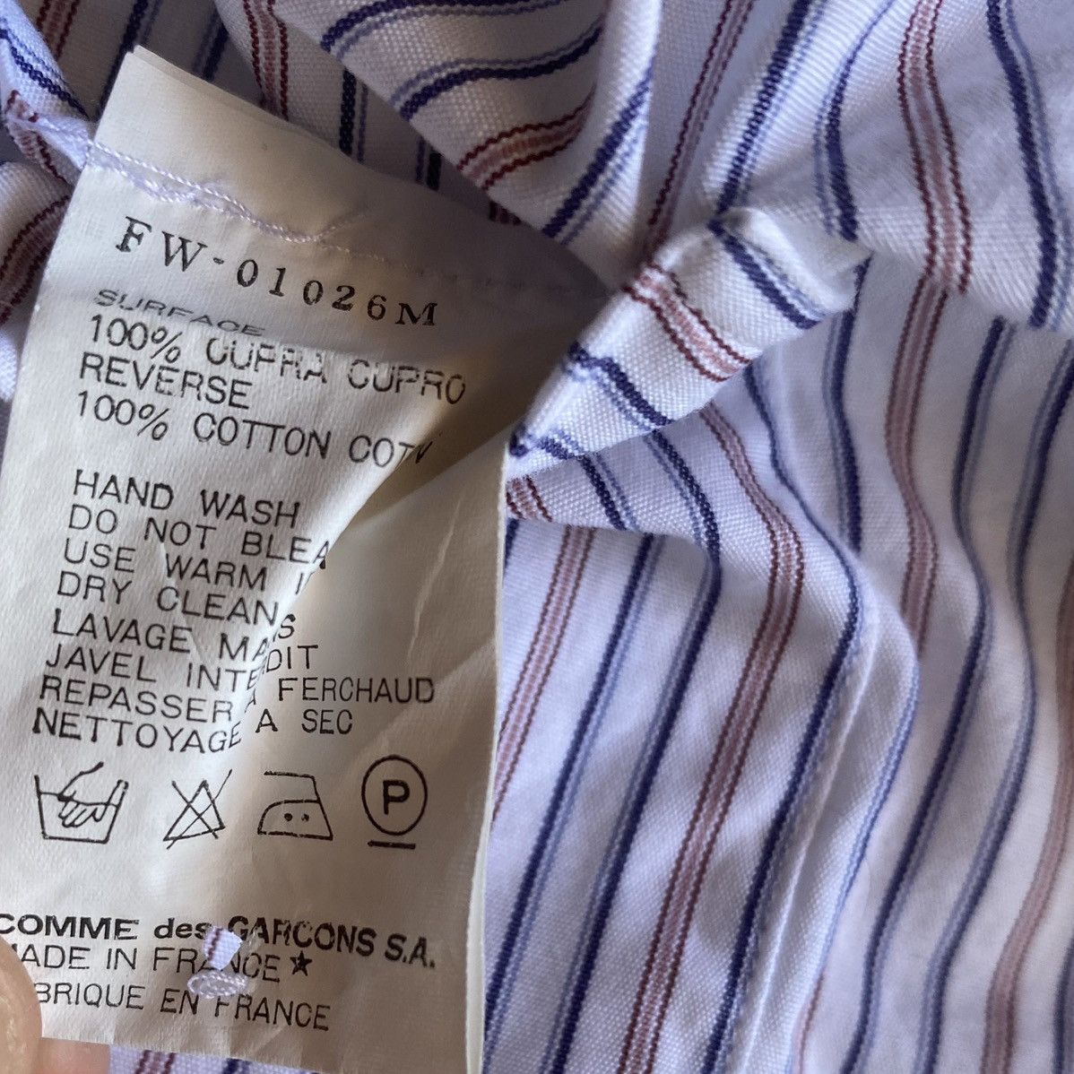 Comme des Garcons SHIRT Vintage 1994 Oversize Layer Reversible Shirt Size US M / EU 48-50 / 2 - 8 Thumbnail