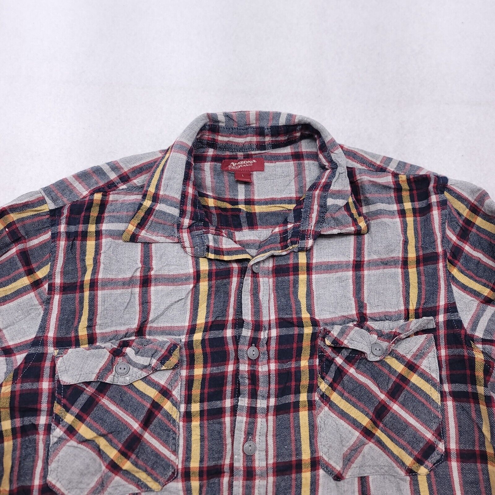 Arizona Jean Co. Arizona Jean Co Tartan Flannel Button Up Shirt Mens Size L Size US L / EU 52-54 / 3 - 1 Thumbnail