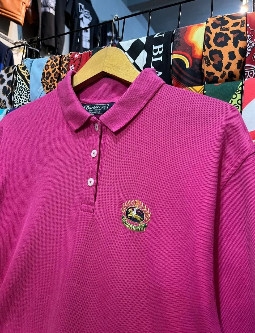 Burberry BURBERRYS POLO SHIRT- Vintage Size L / US 10 / IT 46 - 3 Thumbnail
