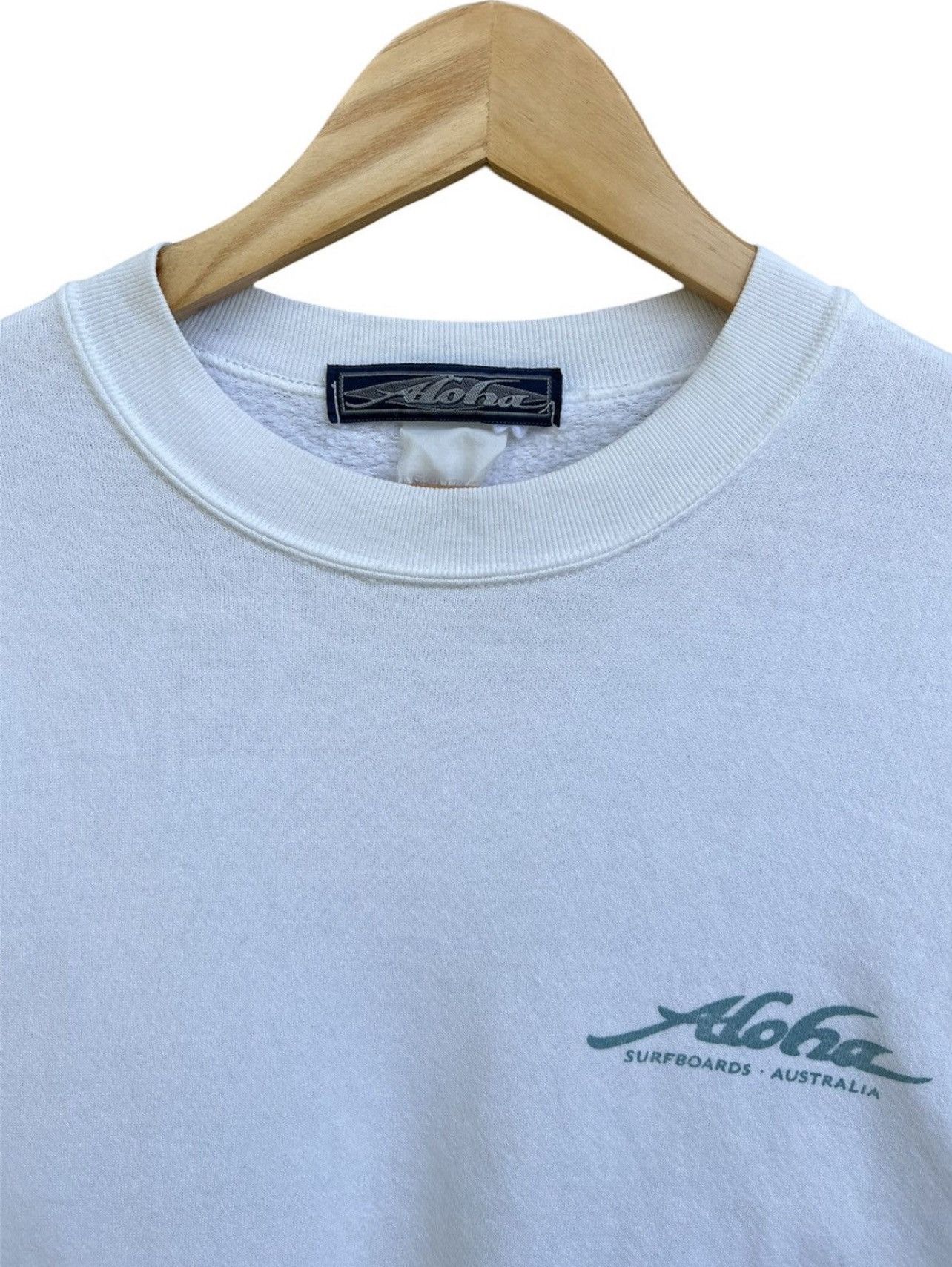 Vintage Vintage 90s Aloha Hawaii Surfboard Australia Sweatshirt Size US L / EU 52-54 / 3 - 5 Thumbnail