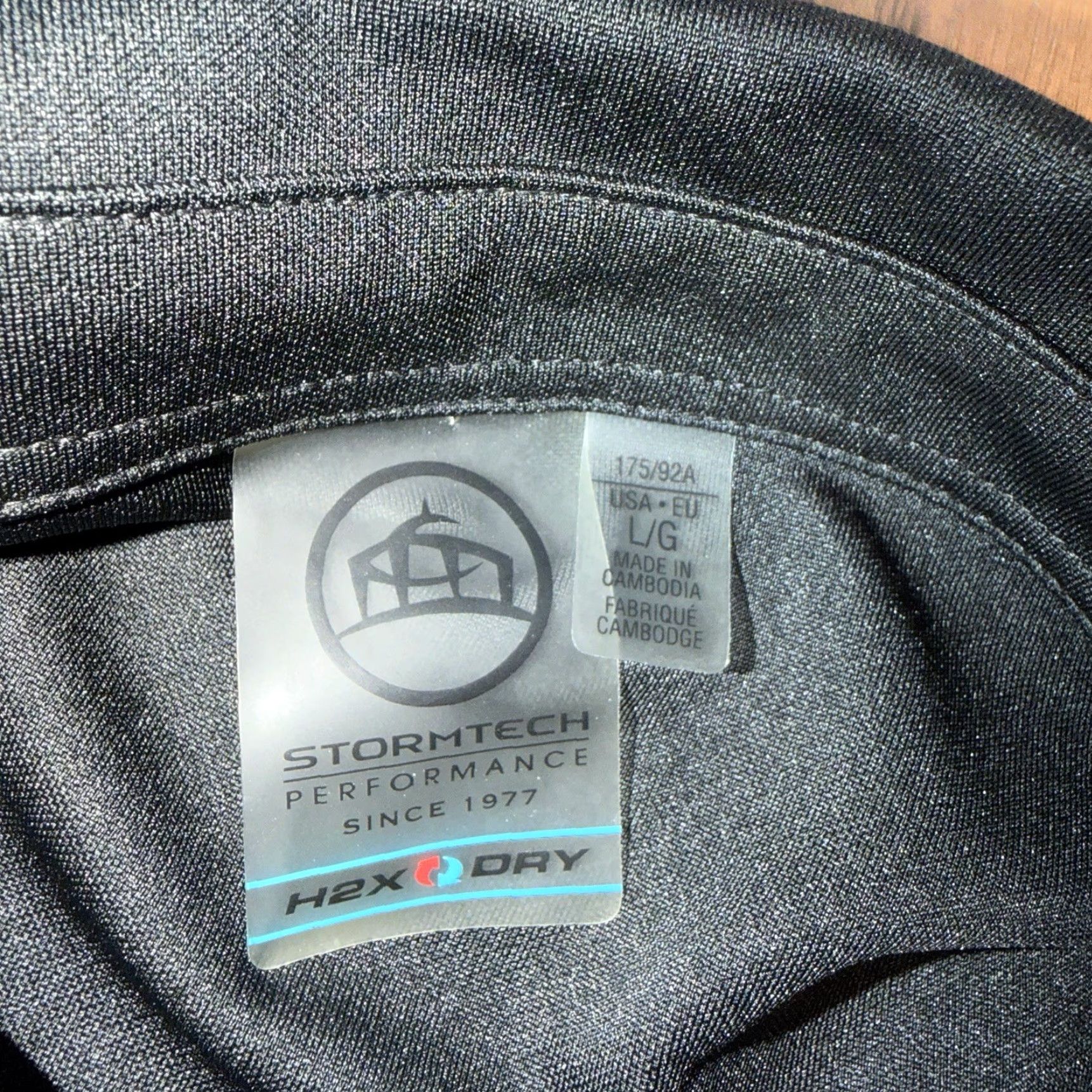 Stormtech Stormtech Polo Shirt Mens Large Black Striped Logo Size US L / EU 52-54 / 3 - 5 Thumbnail