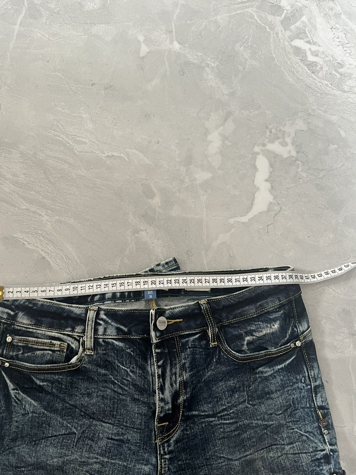 Japanese Brand Japanese Streetwear Glamour Slim / Dark Blue Archive Swag Size US 30 / EU 46 - 8 Thumbnail