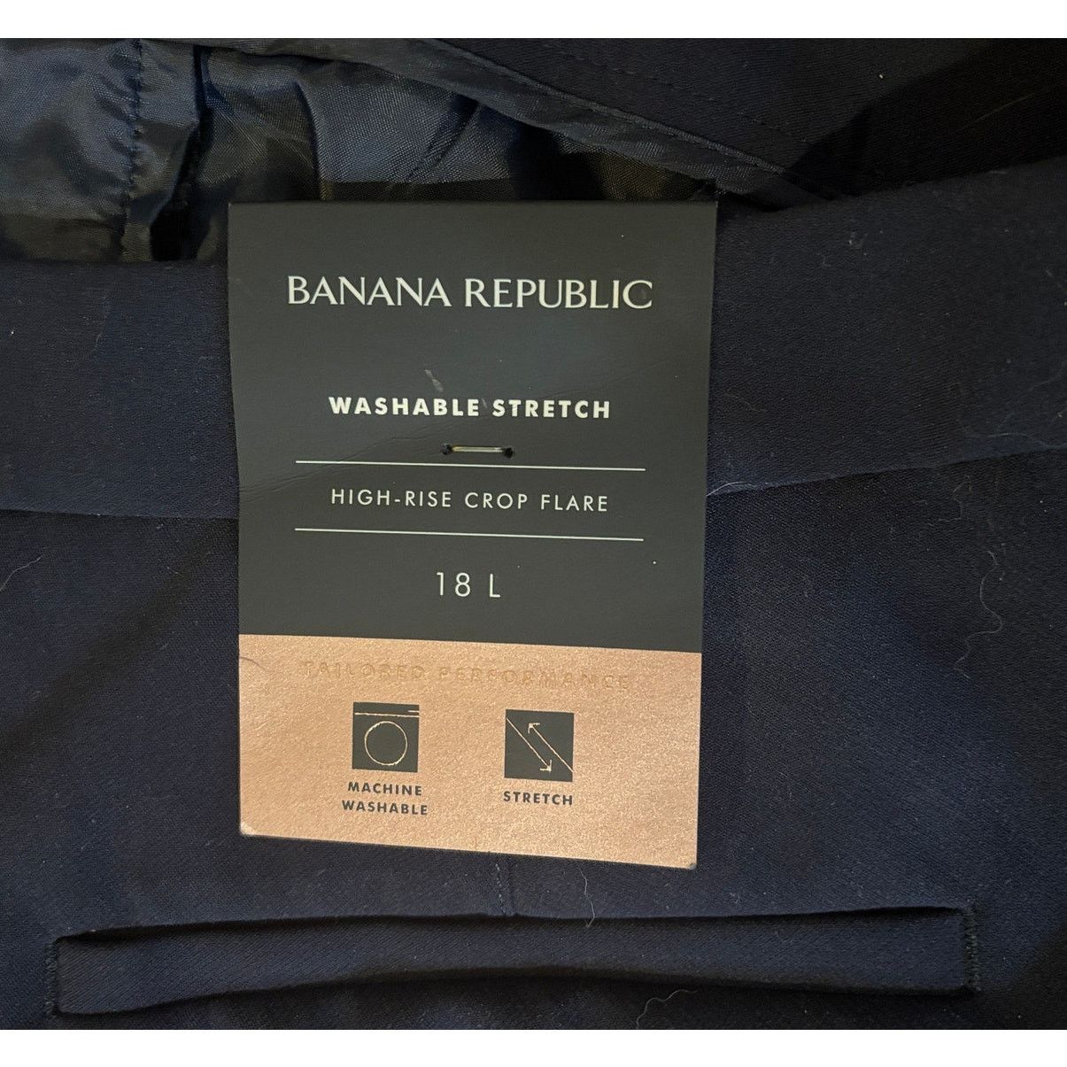 Banana Republic BANANA REPUBLIC Women's High rise Crop Flare Pants Size 18 L Size 40" / US 18 - 2 Thumbnail