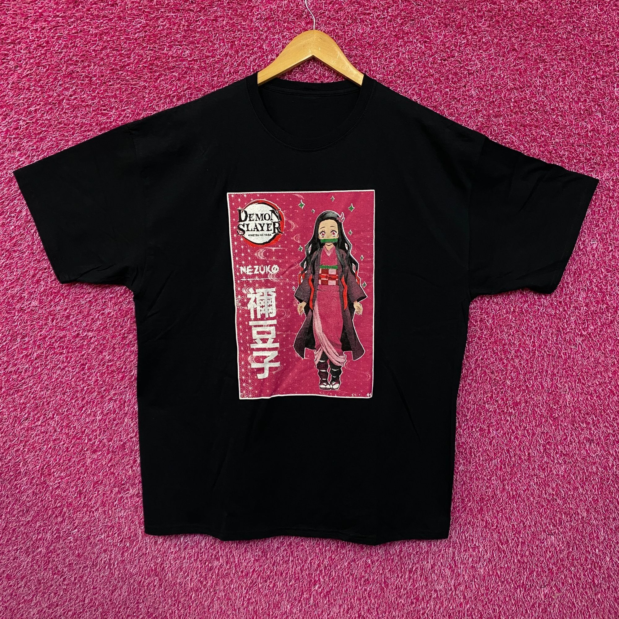 Anime Demon slayer Nezuko Kamado anime Tshirt size Extra Large Size US XL / EU 56 / 4 - 1 Thumbnail
