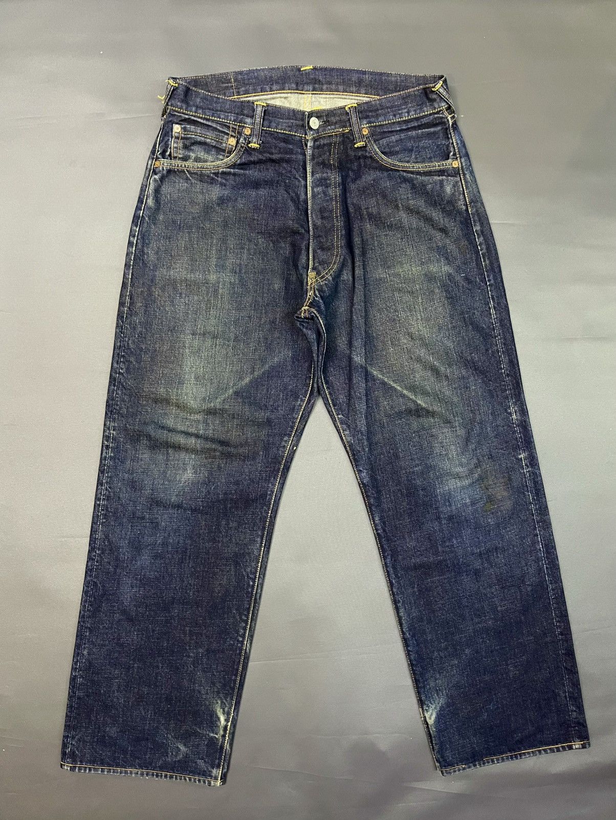 Evisu × Japanese Brand RARE Evisu Special Edition No.2 Selvedge Denim Jeans Size US 34 / EU 50 - 2 Thumbnail
