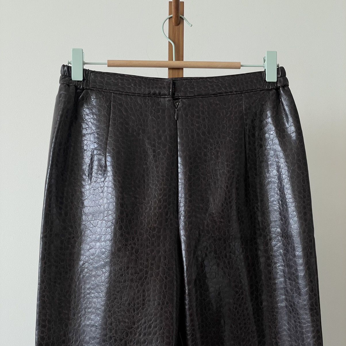 Vintage Vintage Franca V Paoloni Snakeskin Pattern Pants Size 27" / US 4 / IT 40 - 2 Thumbnail
