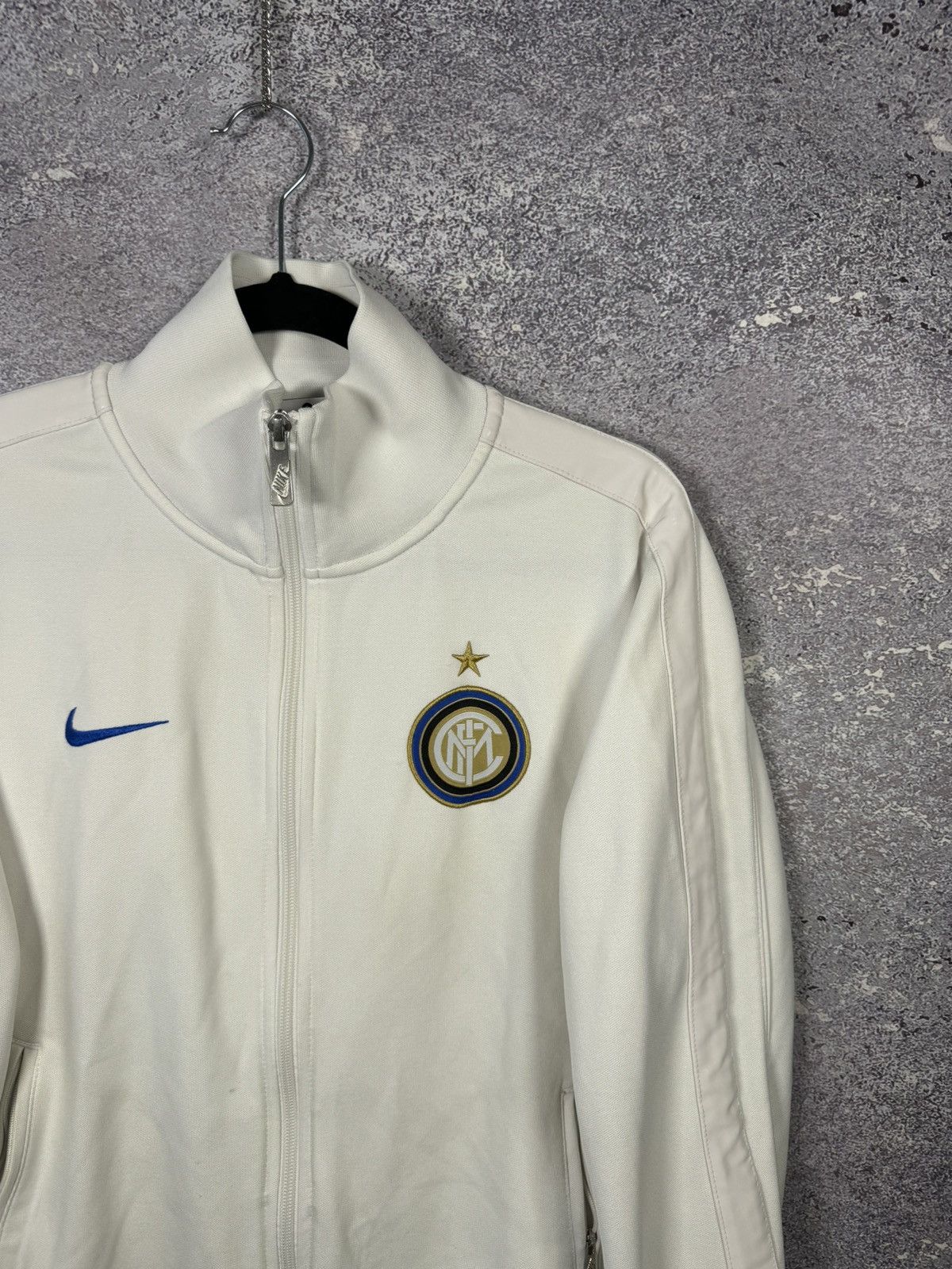 Nike × Vintage Nike Inter Milan 2009/10 Zip Up Training Track Jacket Small Size US S / EU 44-46 / 1 - 2 Thumbnail
