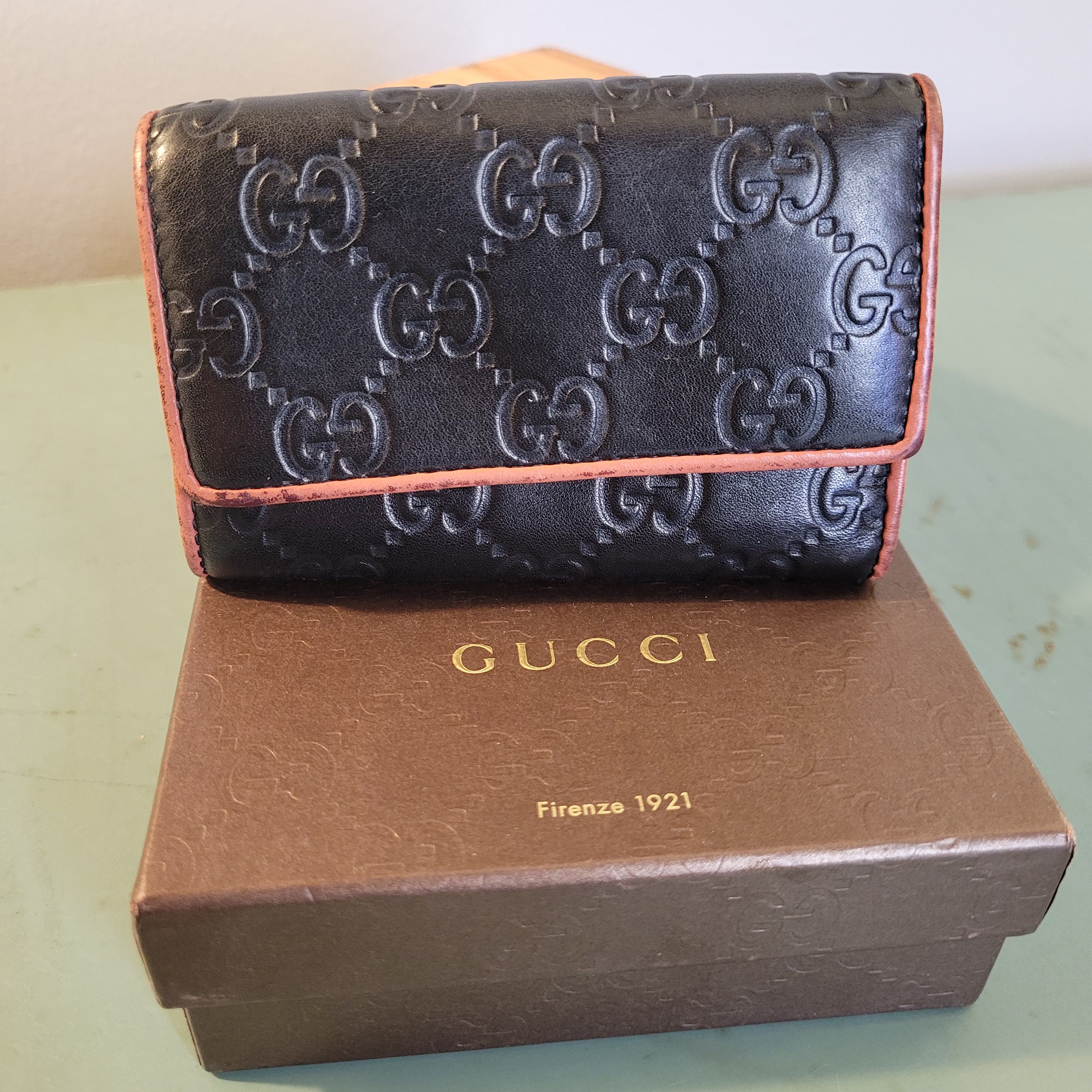 Gucci Gucci Sima 3-in-one Pocket Organizer Wallet Key Case w/Box Size ONE SIZE - 1 Thumbnail