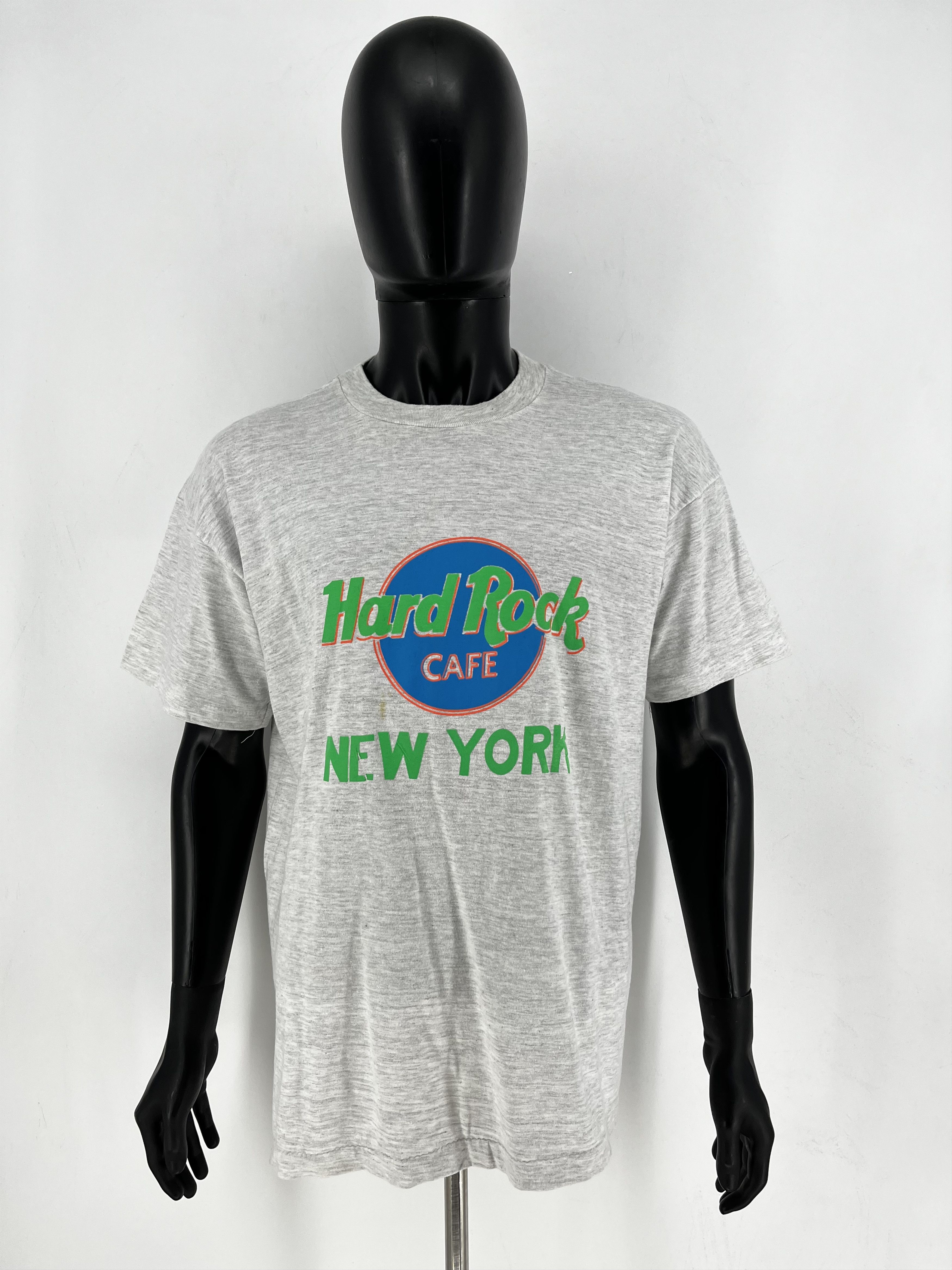 Band Tees Hard Rock Cafe New York Worn SINGLE STITCH Neon Colorway Size US M / EU 48-50 / 2 - 2 Thumbnail