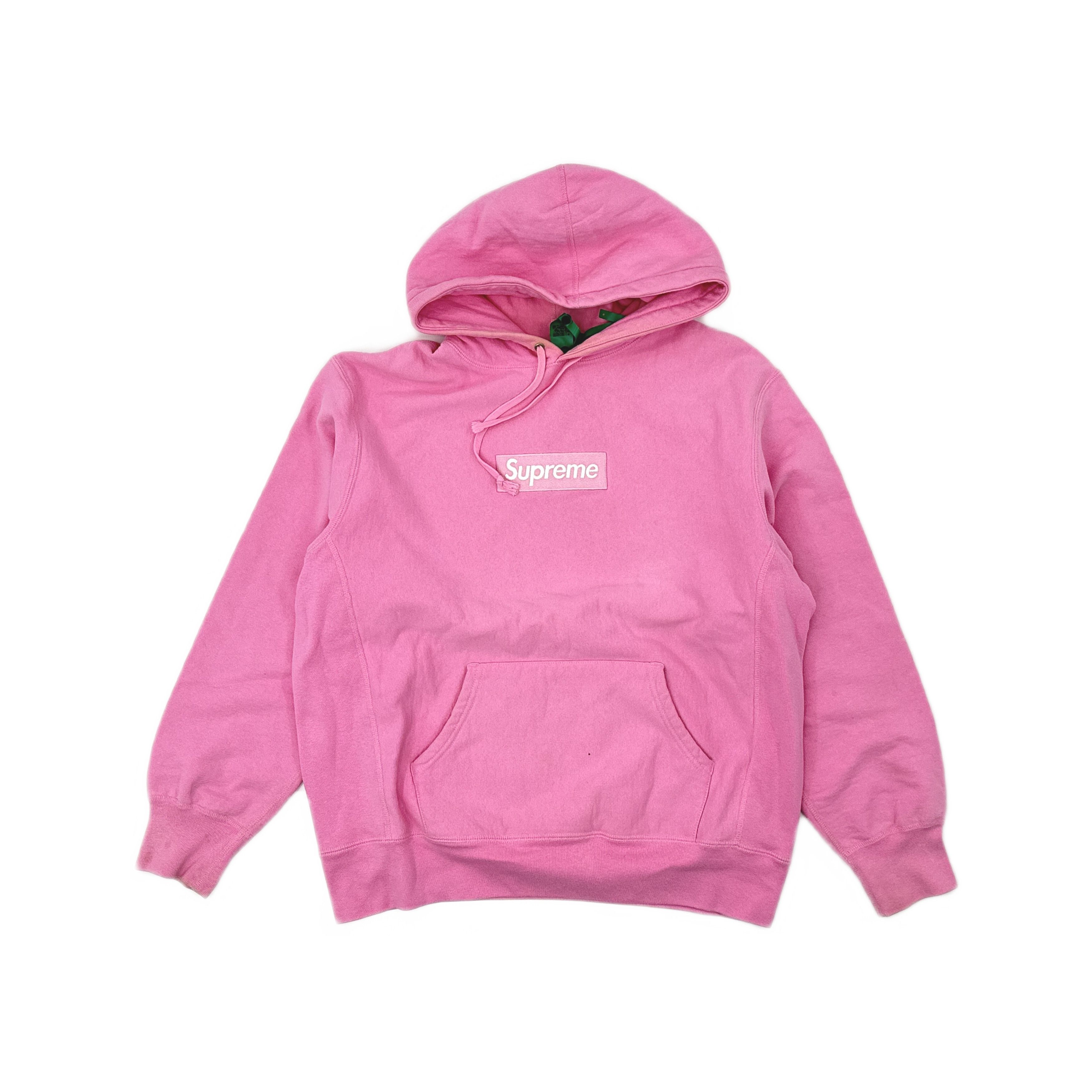 Burberry × Supreme Supreme x Burberry Bogo Hoodie Pink M | Grailed
