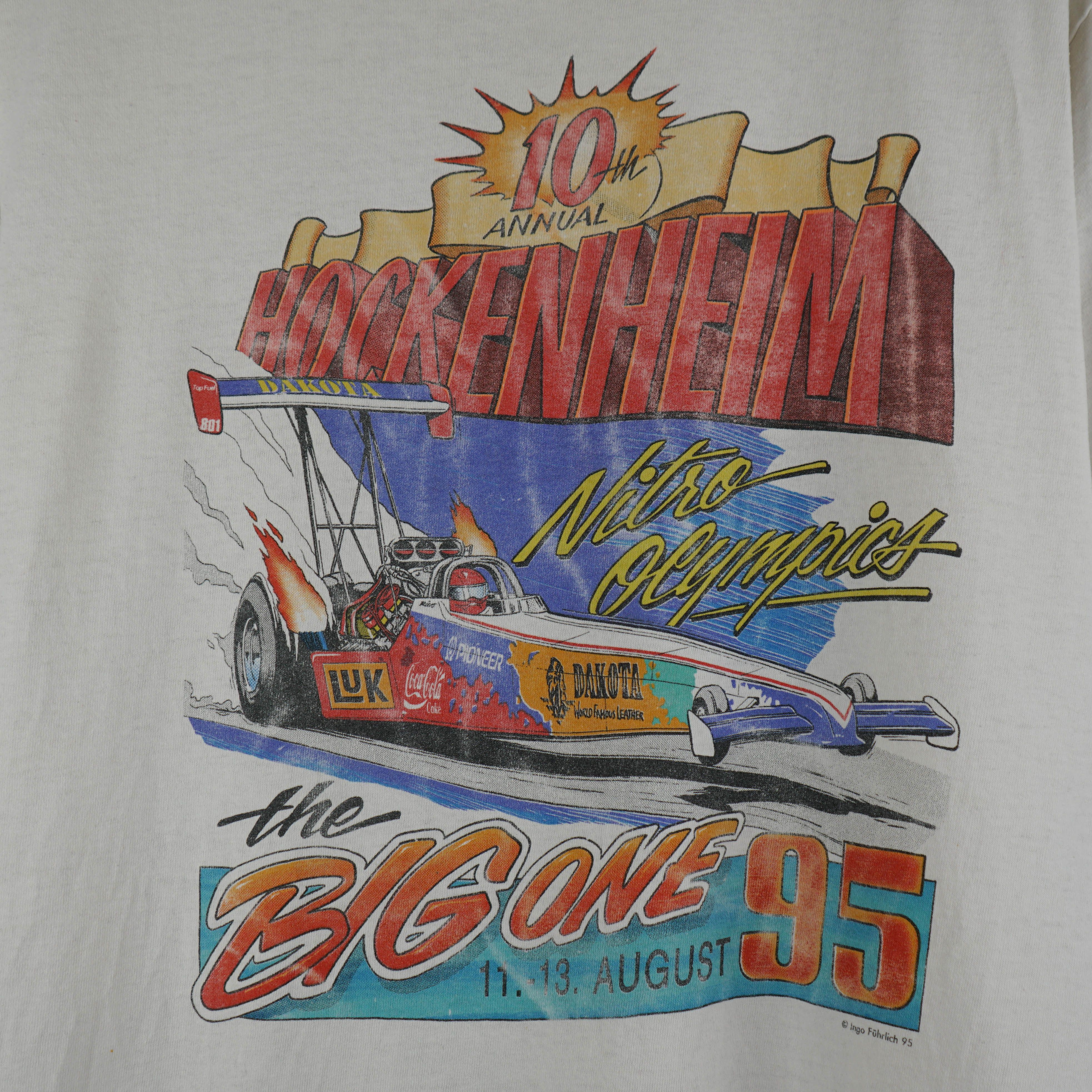 Formula 1 × Vintage vintage 1995 F1 Grand Prix T-Shirt Hockenheim Size US XXL / EU 58 / 5 - 2 Thumbnail