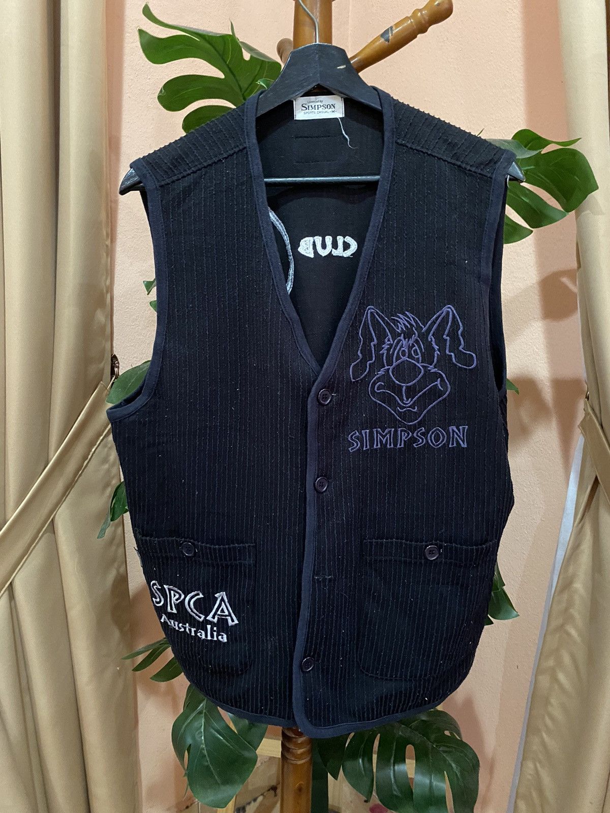 Other VINTAGE SIMPSON VEST JACKET Size US M / EU 48-50 / 2 - 1 Thumbnail