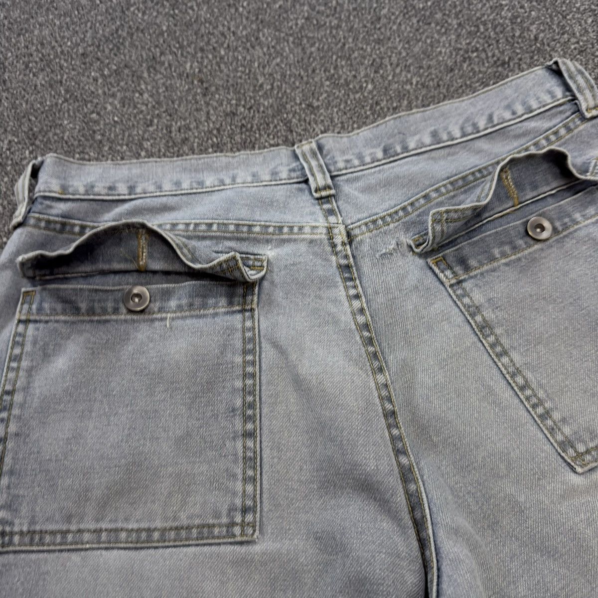 Undercover × Uniqlo 🇯🇵 Vintage 90s Bush Uniqlo Fatigue Denim Size US 32 / EU 48 - 9 Thumbnail