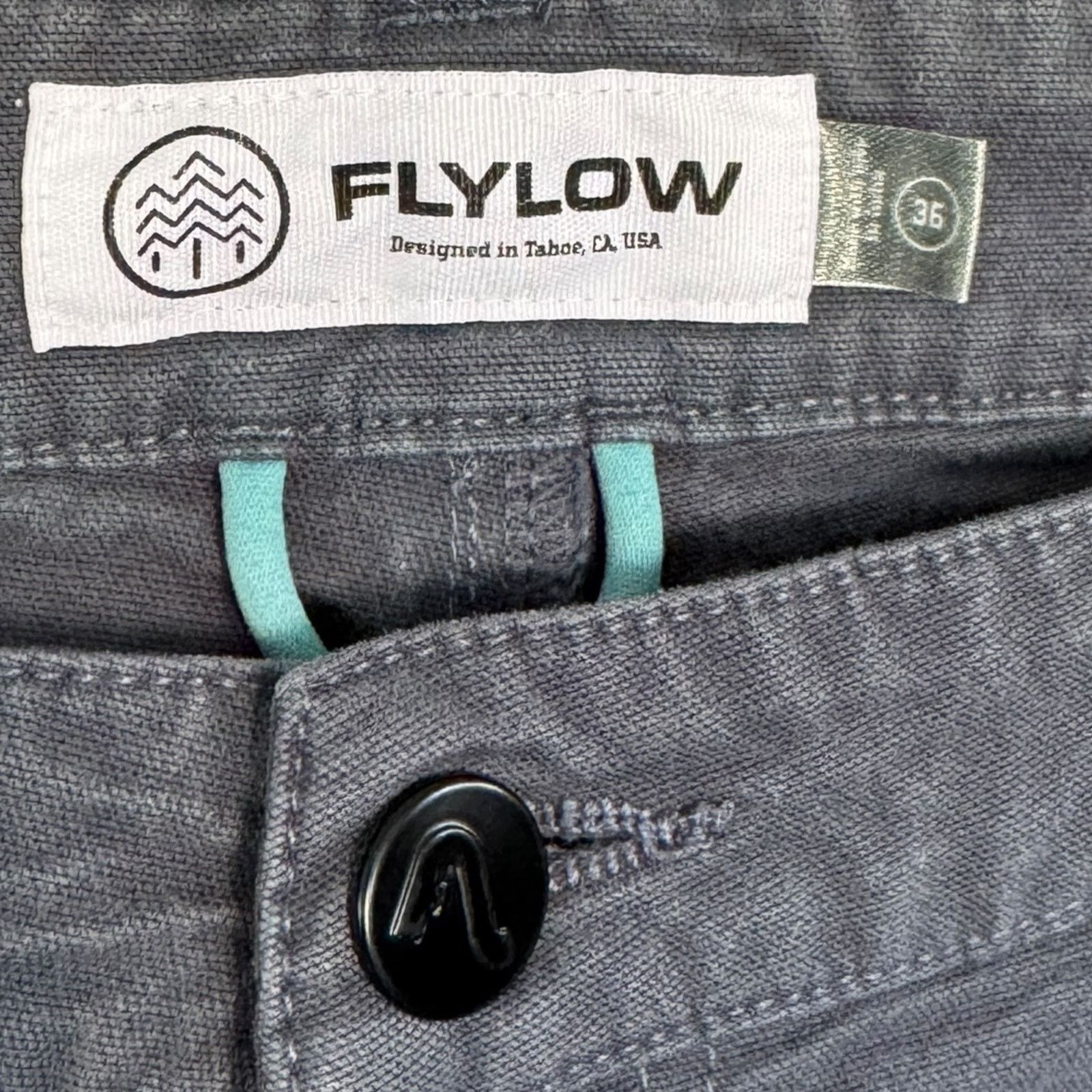 Flylow Flylow Men’s Dark Gray Utility Casual Shorts | Size 36 Size US 36 / EU 52 - 5 Thumbnail