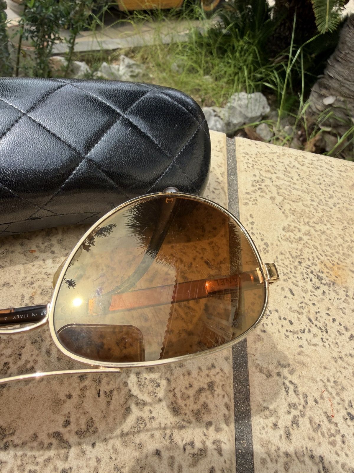 Chanel Chanel Sunglasses Collection Miroir Gold Vintage Size ONE SIZE - 12 Thumbnail