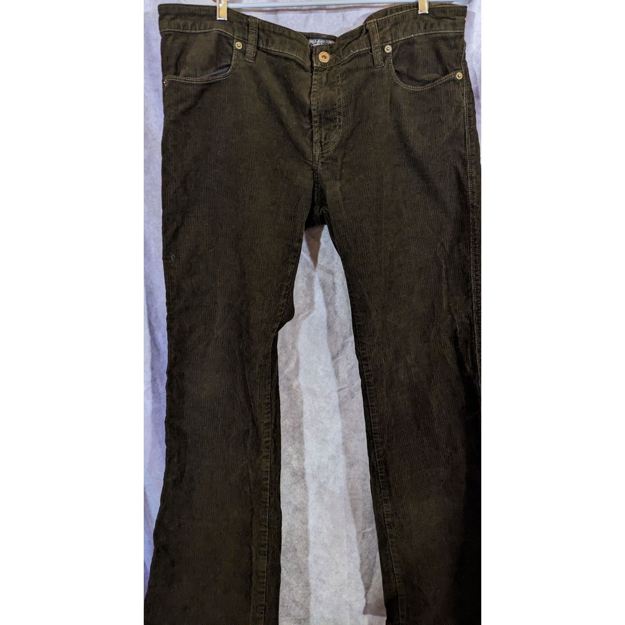 Polo Ralph Lauren Polo Jeans By Ralph Lauren Vintage 90s Corduroy Pants Brown Size US 38 / EU 54 - 5 Thumbnail