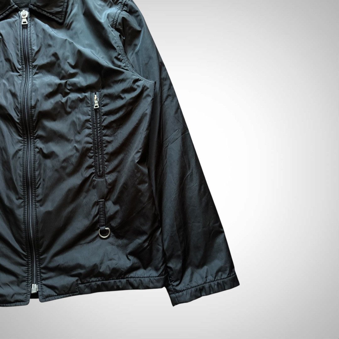 Prada Prada - Vintage Insulated Black Nylon Trucker Jacket Size US M / EU 48-50 / 2 - 4 Thumbnail