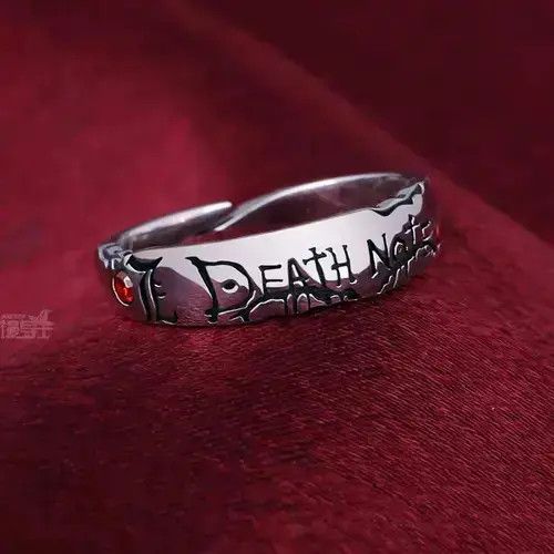 Japanese Brand Anime Death Note Ring Size ONE SIZE - 4 Thumbnail