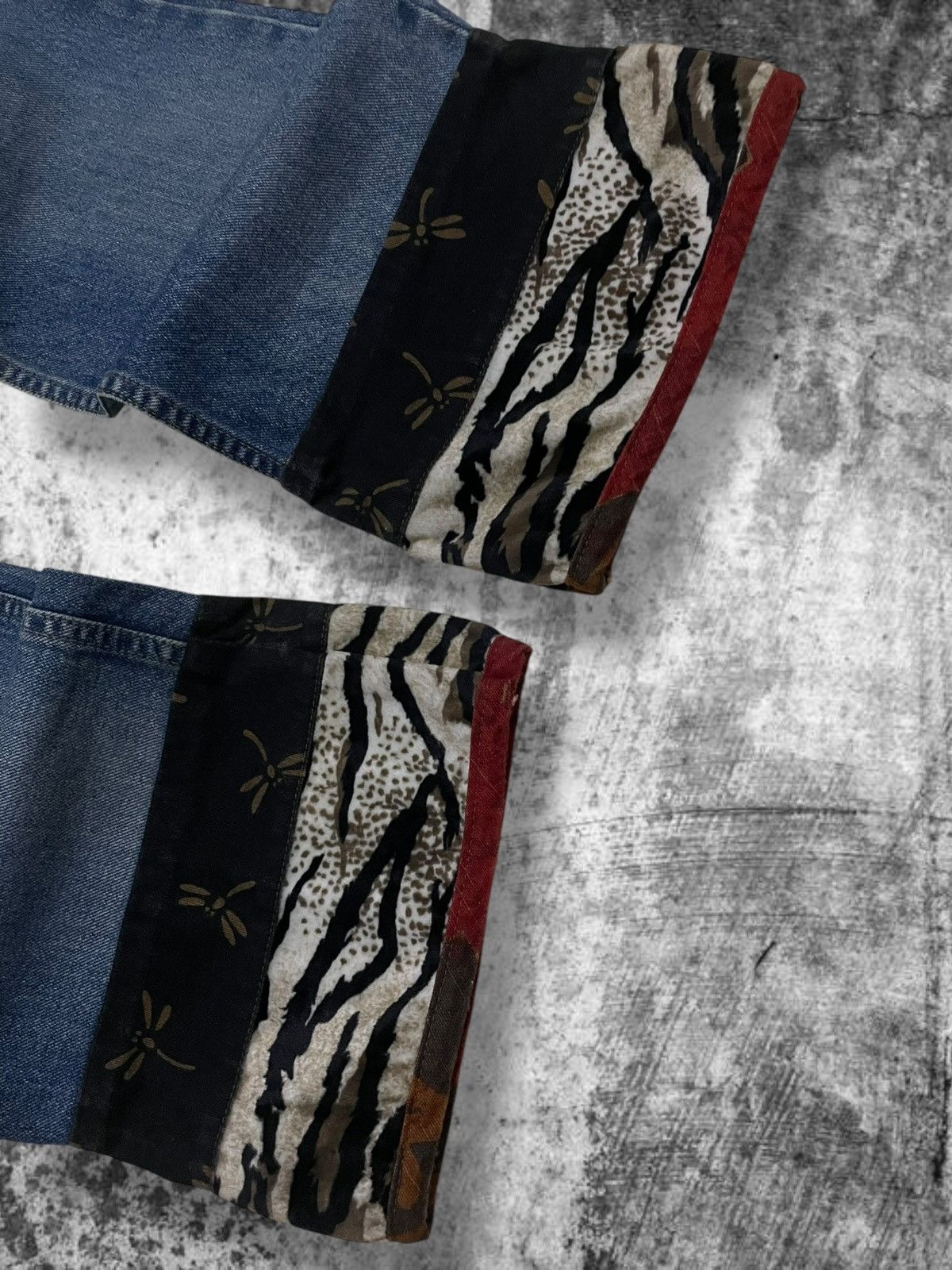 Japanese Brand Vintage Designer Life Energey Inteligence Flared Art Jean Size US 30 / EU 46 - 4 Thumbnail