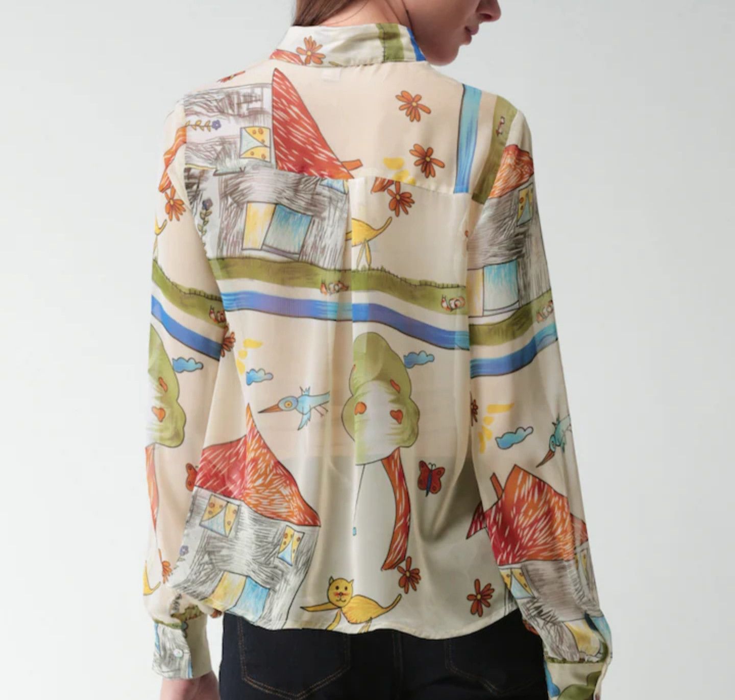 Forever 21 Forever21 Woman's Shirt Printed Size S / US 4 / IT 40 - 4 Thumbnail