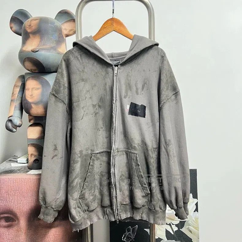 Balenciaga Balenciaga Clay Dye Wave Jacket O1944. Size US XS / EU 42 / 0 - 1 Thumbnail
