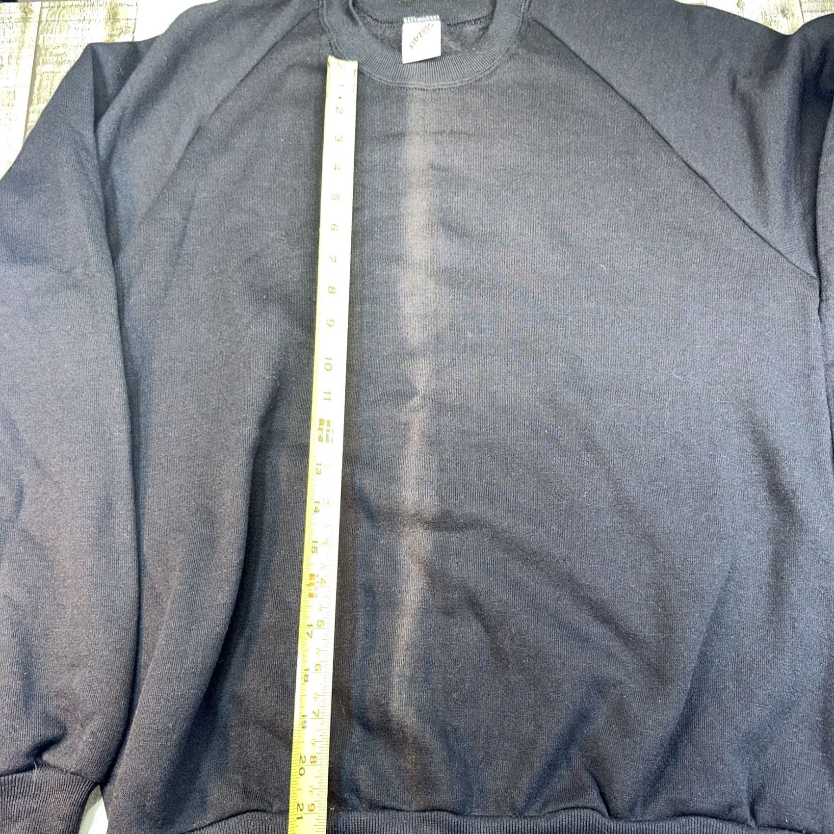 Jerzees VINTAGE Jerzees Sweatshirt Men Large Black 90s Crewneck Pullover With Tag Size US L / EU 52-54 / 3 - 4 Thumbnail