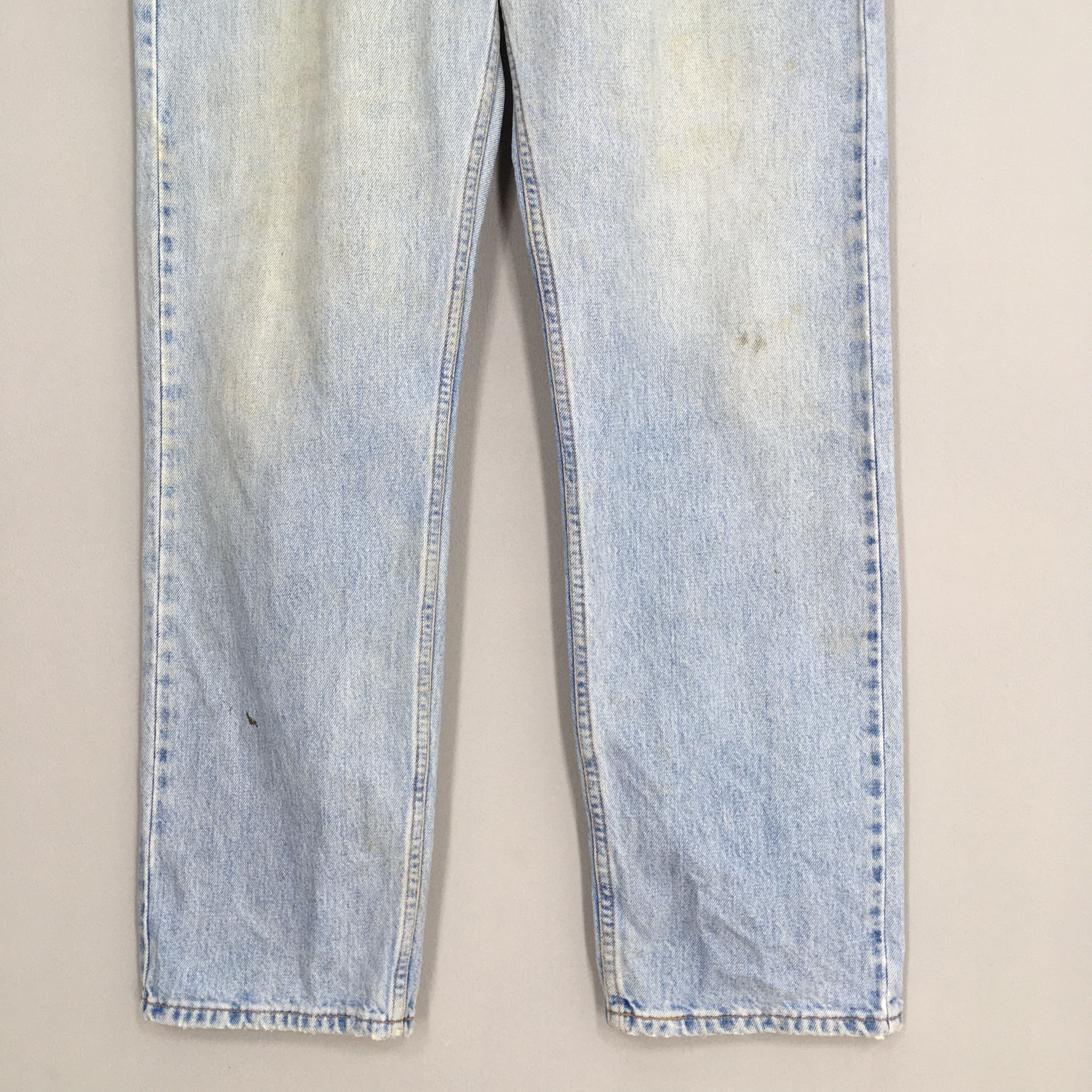 Levi's Size 36x31 Vintage Levis 505 Pale Blue Jeans S822 Size US 36 / EU 52 - 4 Thumbnail