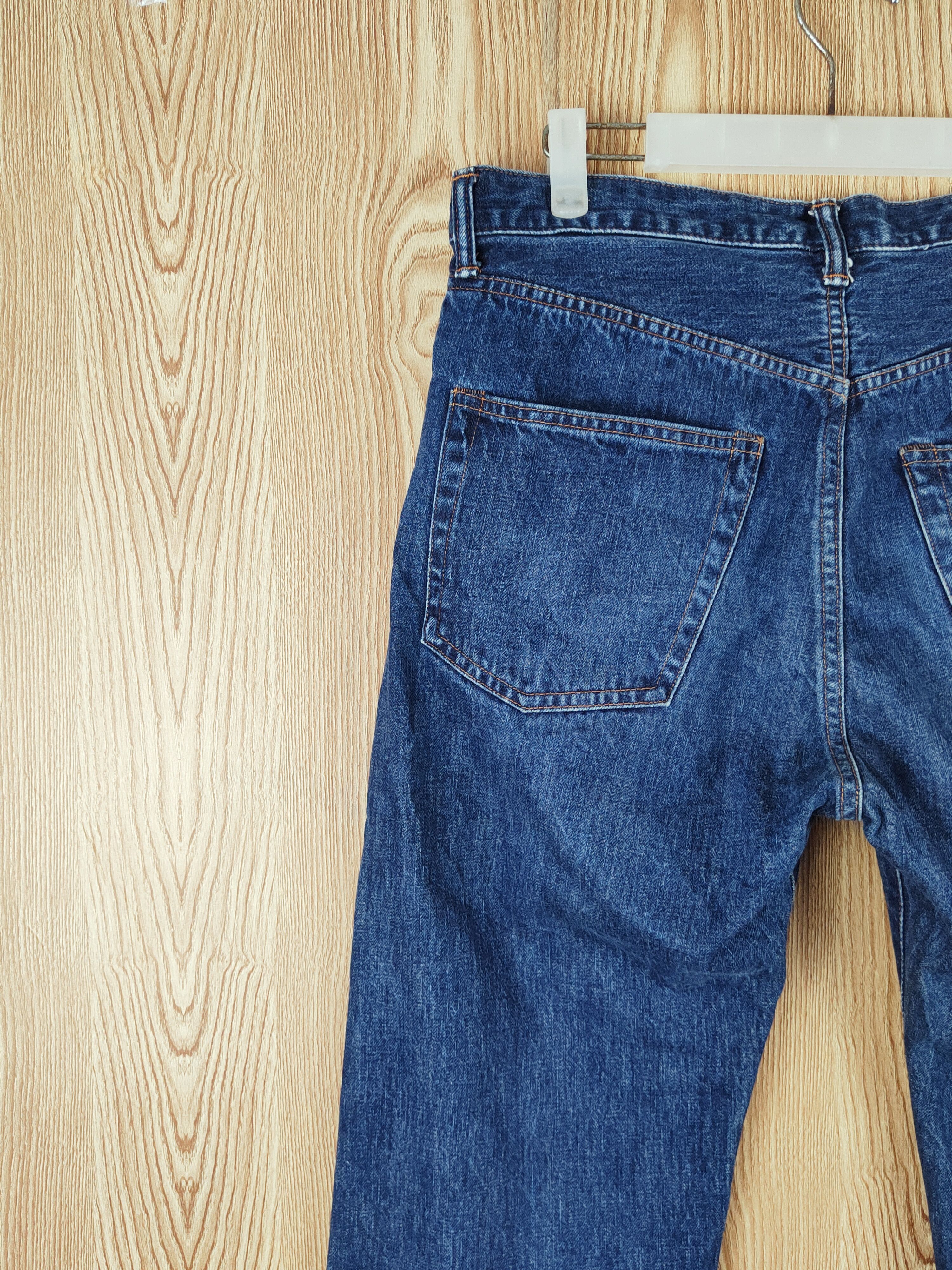 READYMADE DL Unused Readymade Distressed Ripped selvedge Jeans #S2699 Size US 33 - 8 Thumbnail