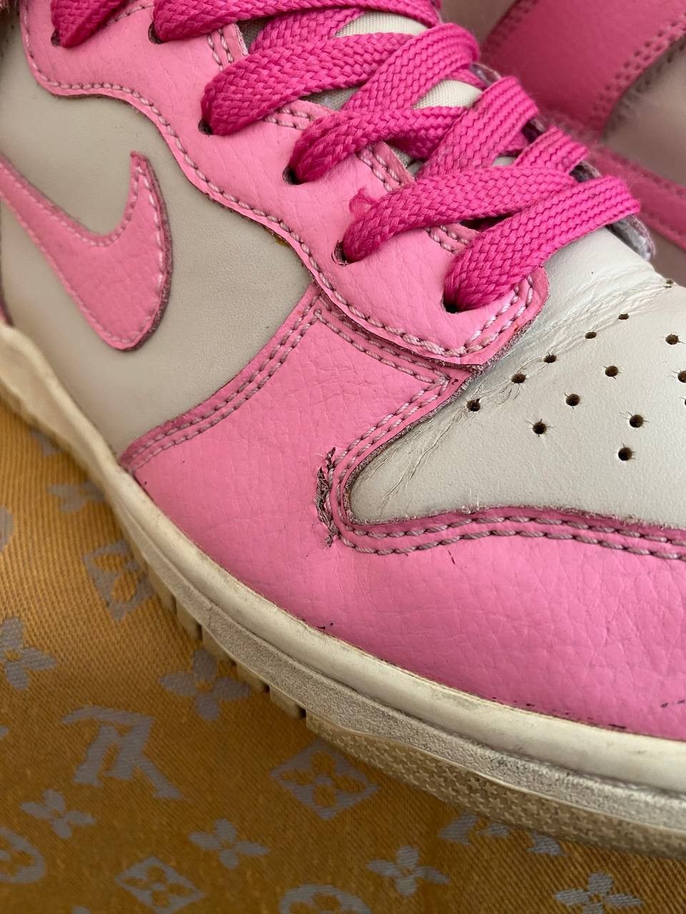 Nike × Vintage 💎 WMNS DUNK HIGH 407922-603 Size US 8 / IT 38 - 3 Thumbnail
