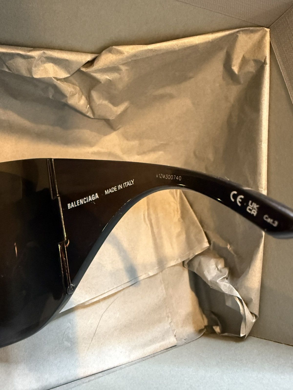 Balenciaga Fall23 Rectangle Mask Sunglasses