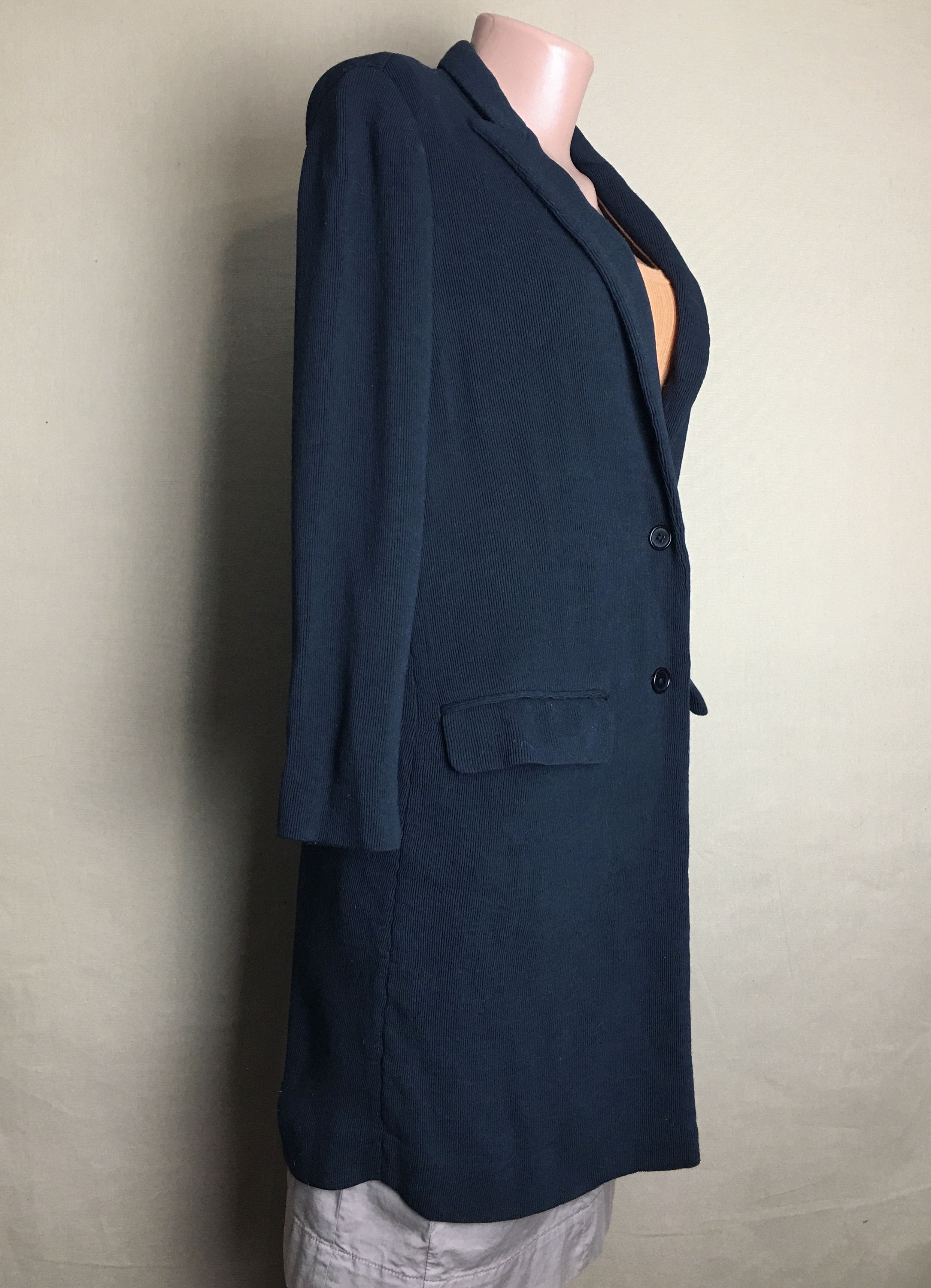 Barena Venezia Barena Venezia Navy Blue Velvet Long Jacket IT 40 Size S / US 4 / IT 40 - 5 Thumbnail