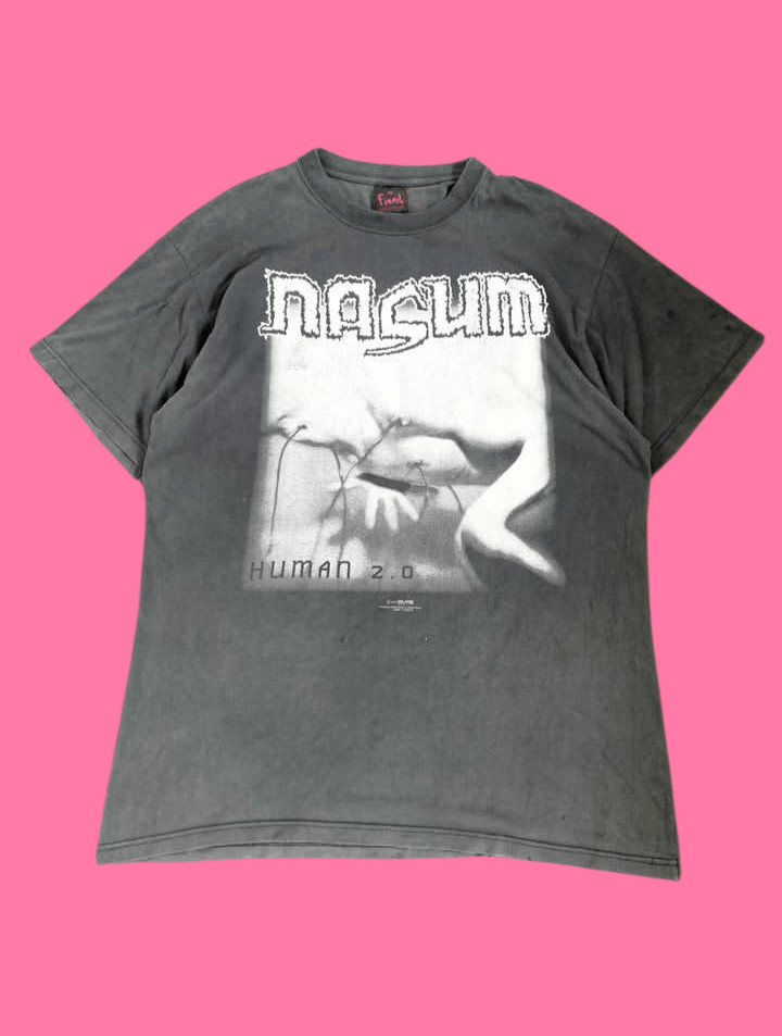 Band Tees OG Vintage 2000 Nasum Human 2.0 Relapse Records Tee Size US XL / EU 56 / 4 - 1 Thumbnail