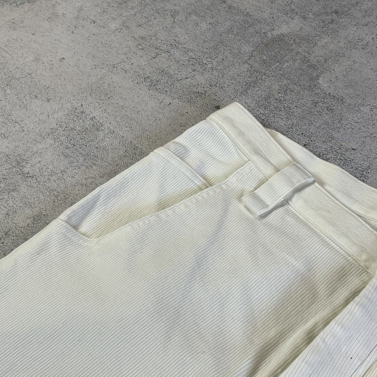 A.P.C. A.P.C. Rue Madame Paris Cream White Stretch Pants Size US 30 / EU 46 - 5 Thumbnail