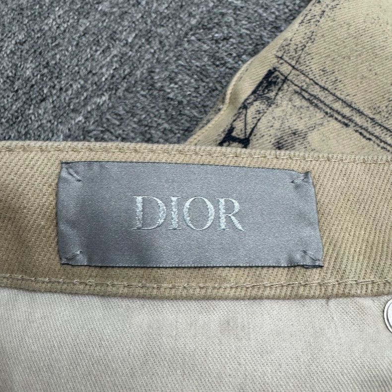 Dior Dior Printed Denim Pants for Men-2505 Size US 30 / EU 46 - 3 Thumbnail