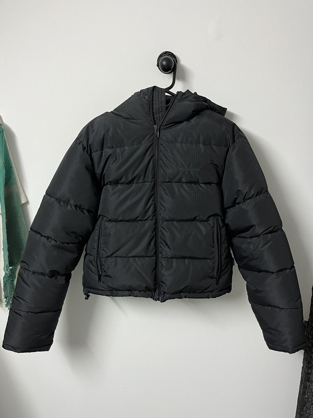 Balenciaga Balenciaga Cropped Fit Ripstop Puffer Jacket Size US S / EU 44-46 / 1 - 1 Thumbnail