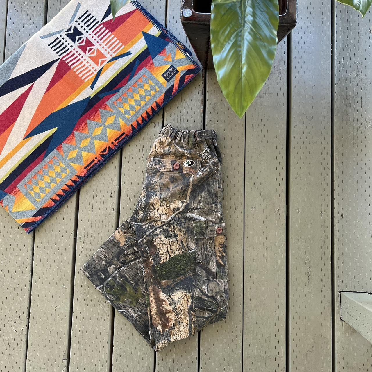 Mossy Oaks Crazy Vintage Y2K Realtree Camo Carhartt Style Cabella Pants Size US 30 / EU 46 - 3 Thumbnail