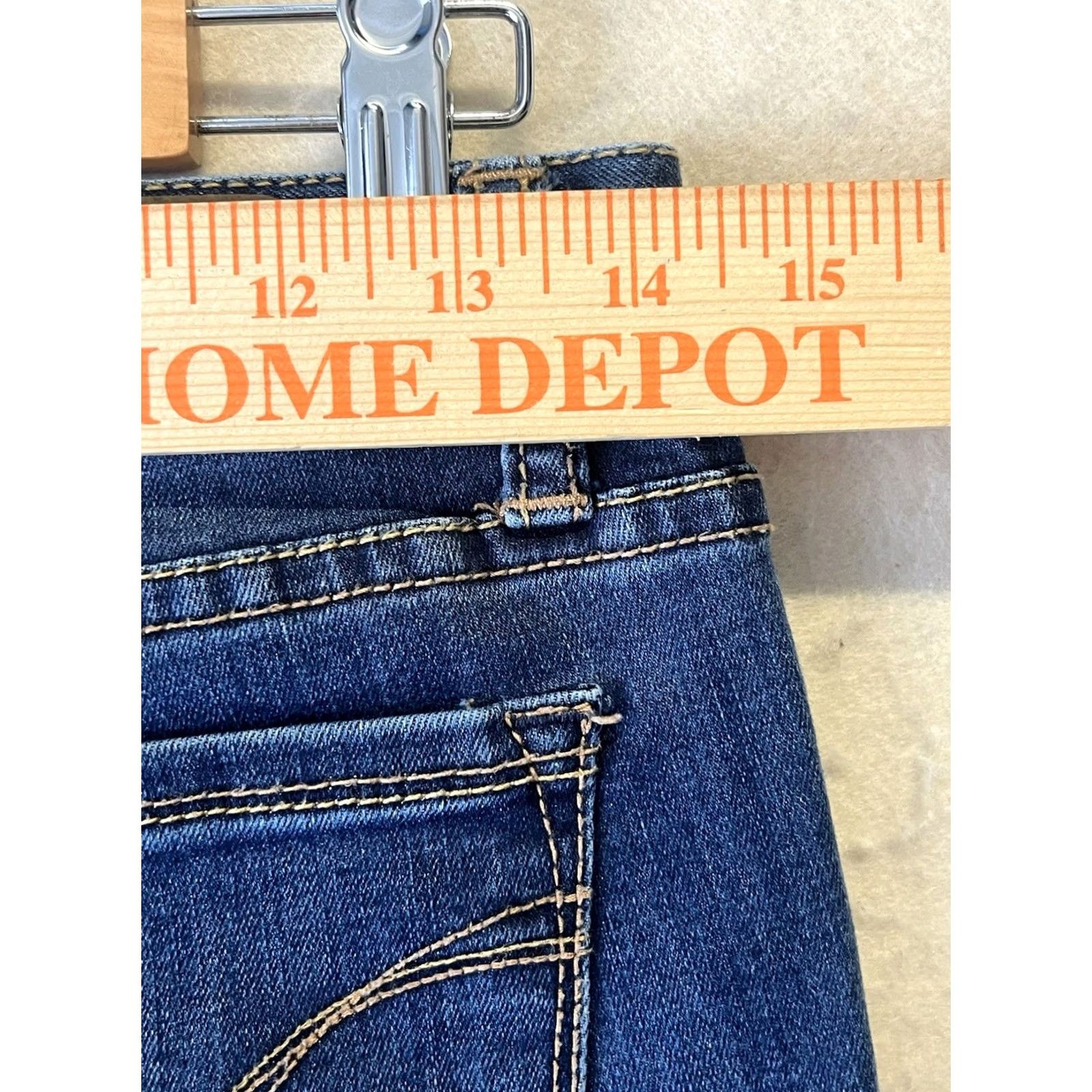 Vintage American Rag Blue Skinny Jeans Women's Size 1S Size 25" / US 0 / IT 36 - 3 Thumbnail