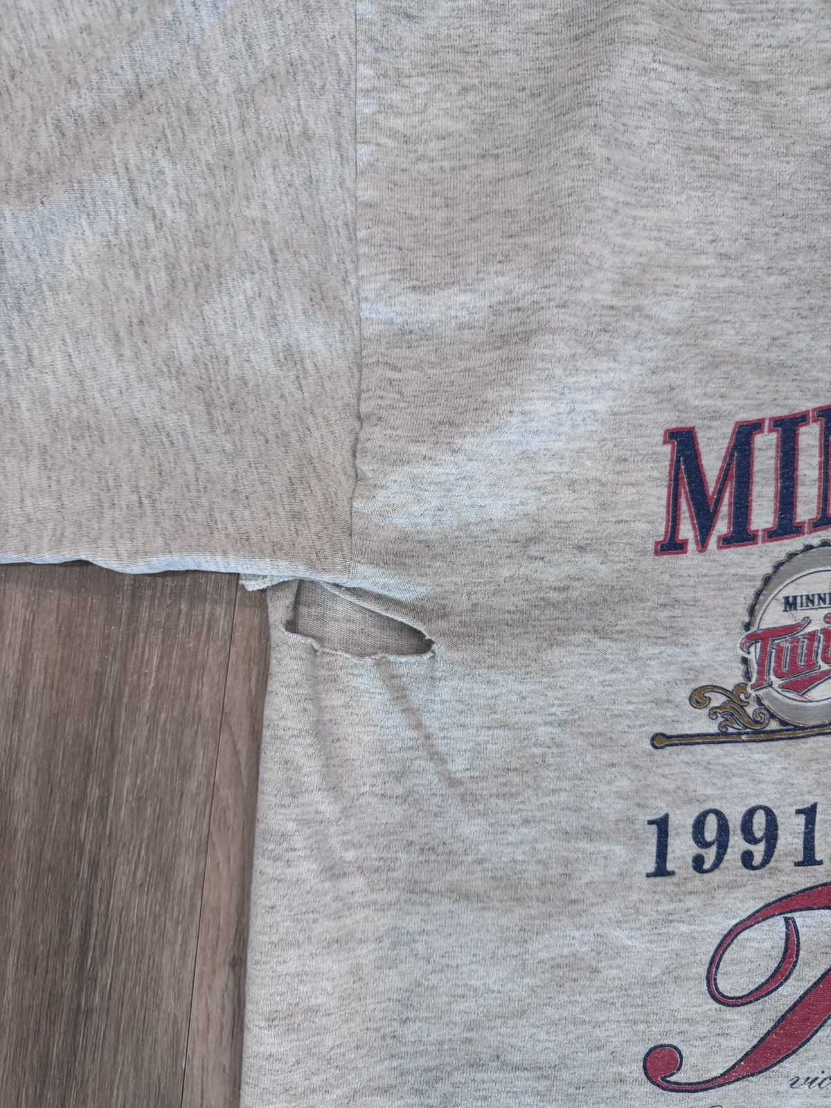 MLB Minnesota Twins 1991 World Champ Tee Size US XL / EU 56 / 4 - 2 Thumbnail