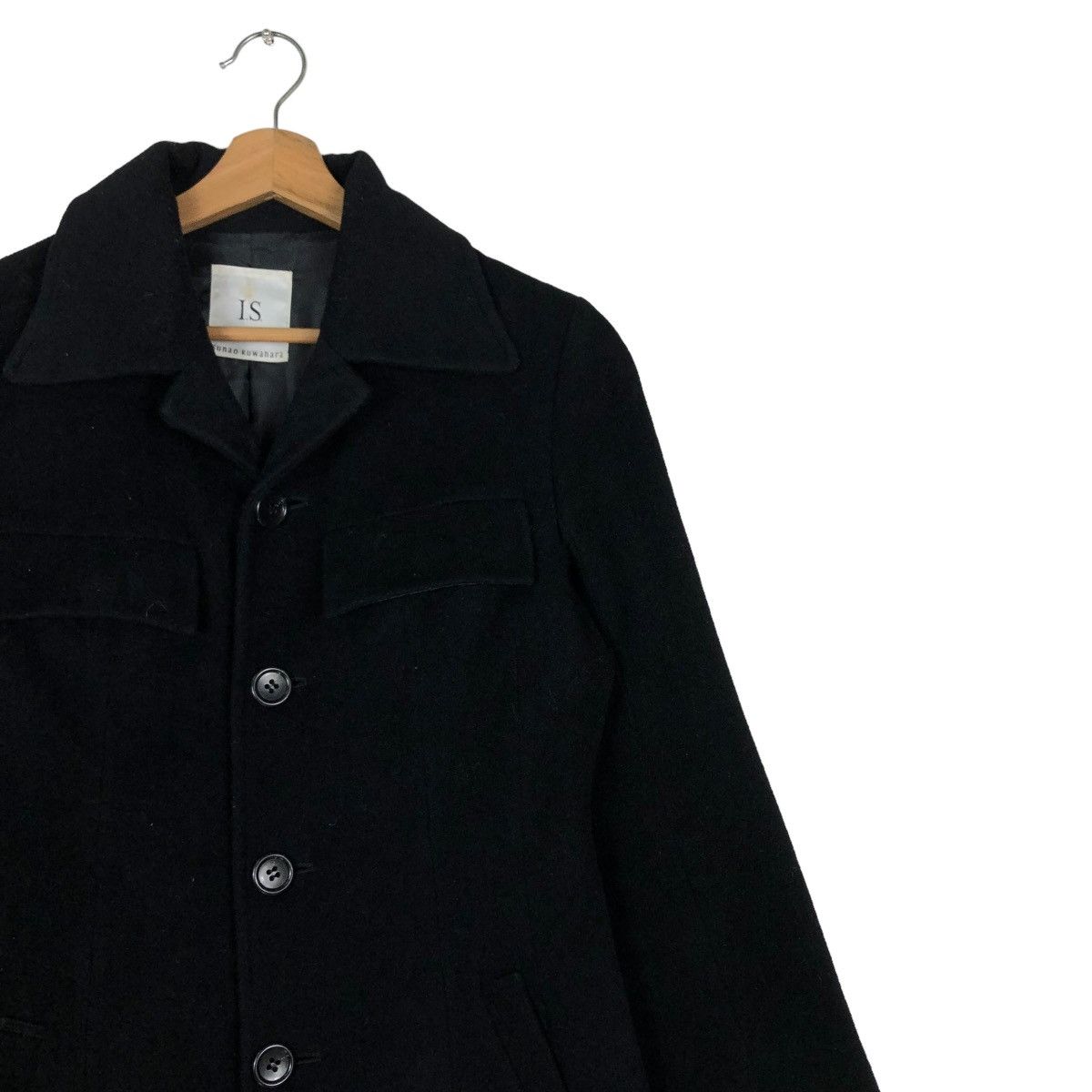 Issey Miyake 🔥VINTAGE WOOL JACKET IS SUNAO KUWAHARA DOUBLE COLLAR Size US M / EU 48-50 / 2 - 6 Thumbnail