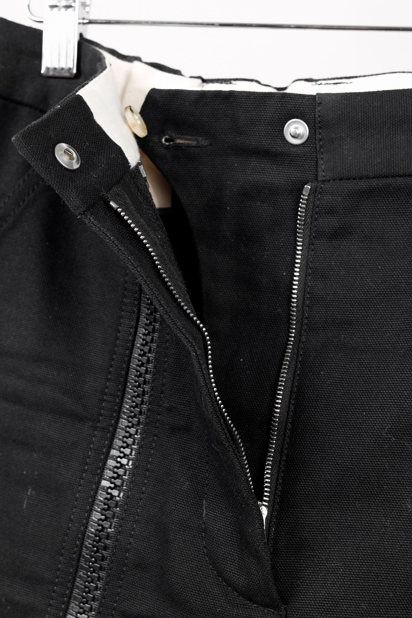 Gucci Gucci Black Cotton-Twill Zip-Detail Pants Size 27" / US 4 / IT 40 - 10 Thumbnail