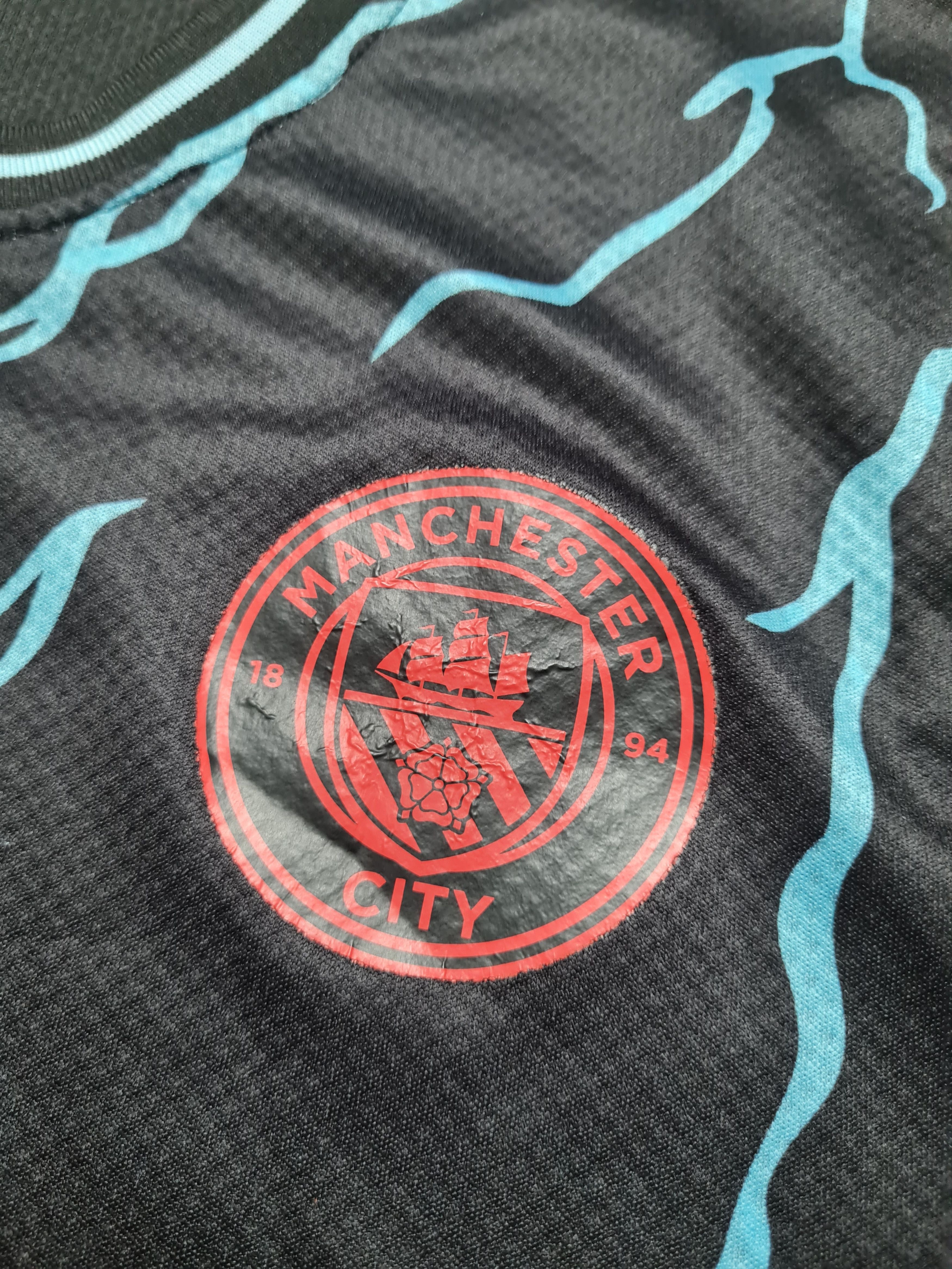 Puma Manchester City Puma Third Authentic Aoccer Shirt 2023-24 S Size US S / EU 44-46 / 1 - 23 Thumbnail