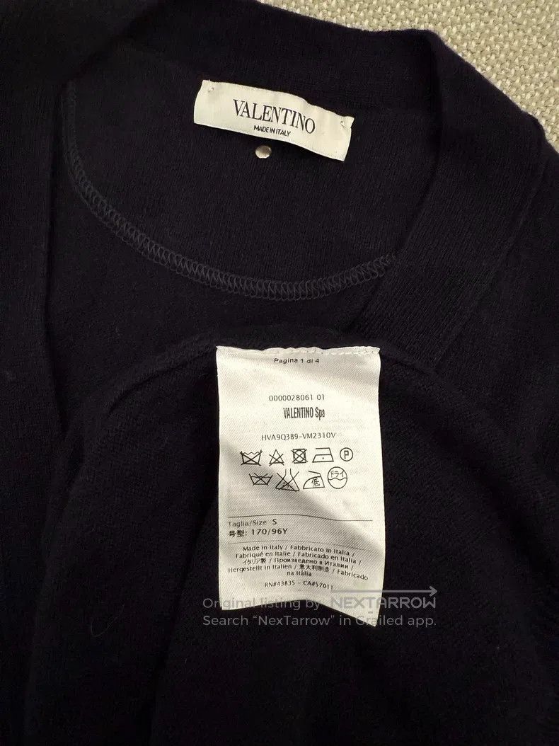 Valentino Valentino Men's wool cardigan Size US L / EU 52-54 / 3 - 6 Thumbnail