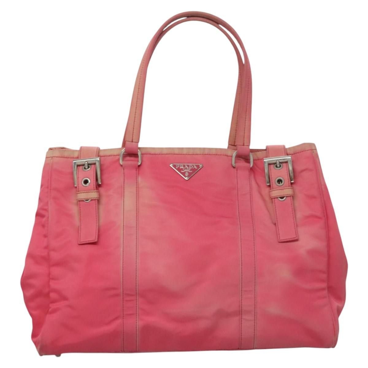 Prada PRADA Tote Bag Nylon Pink Size ONE SIZE - 13 Thumbnail