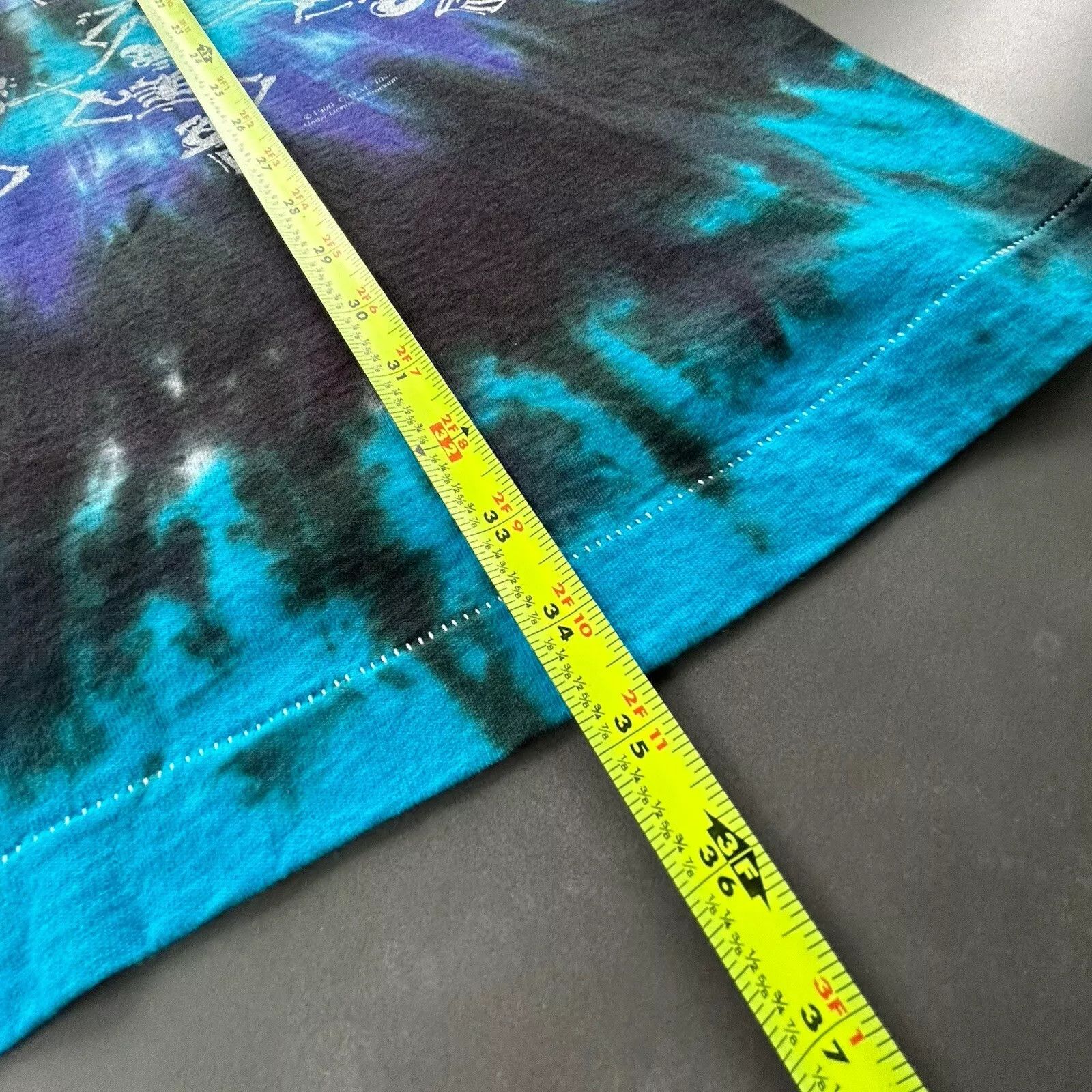 Liquid Blue Vintage 1990 Grateful Dead Spiral Skeletons GDM Size US XL / EU 56 / 4 - 2 Thumbnail