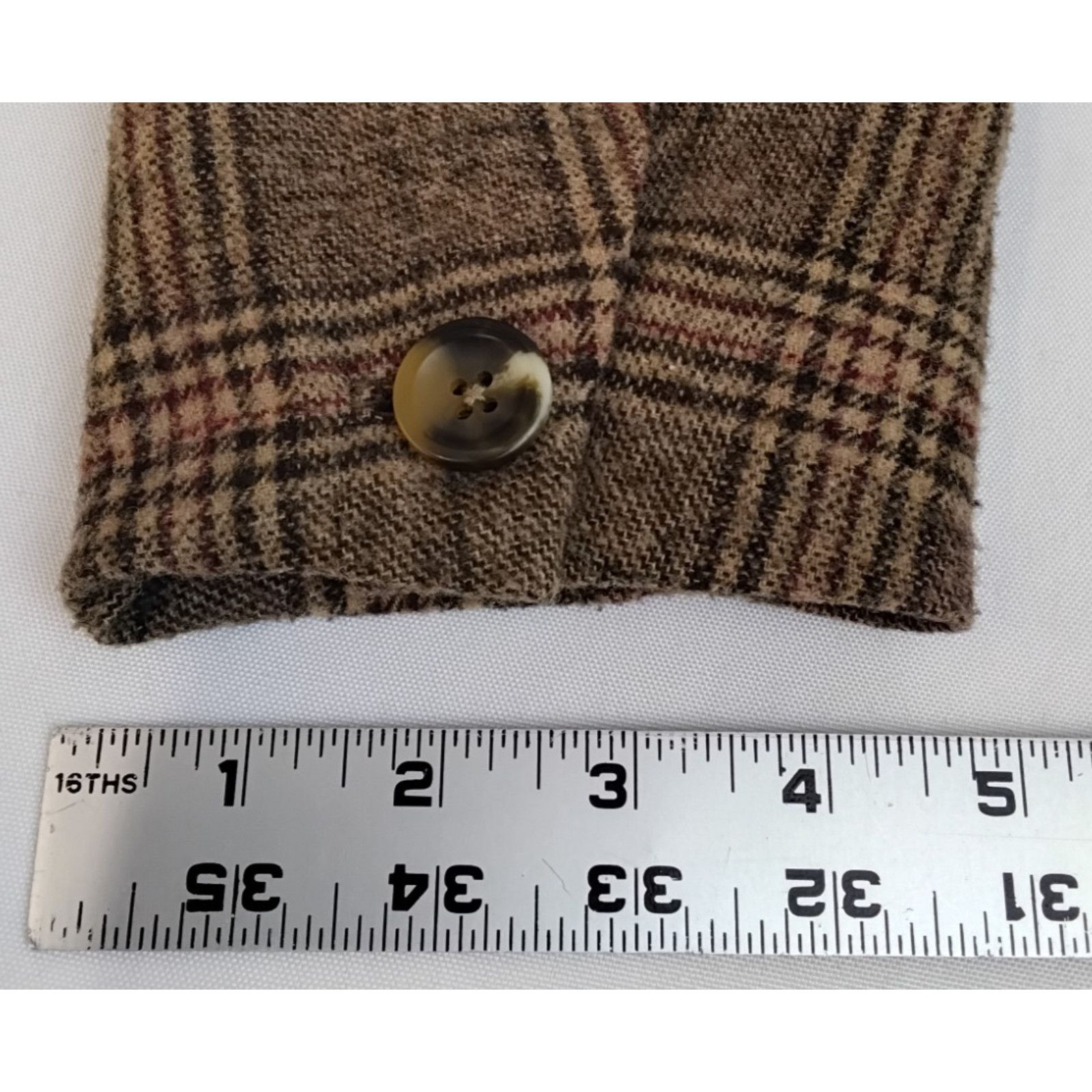 Other Sundance Duster Jacket Women's XS Brown Plaid Wool Blend Size XS / US 0-2 / IT 36-38 - 16 Thumbnail