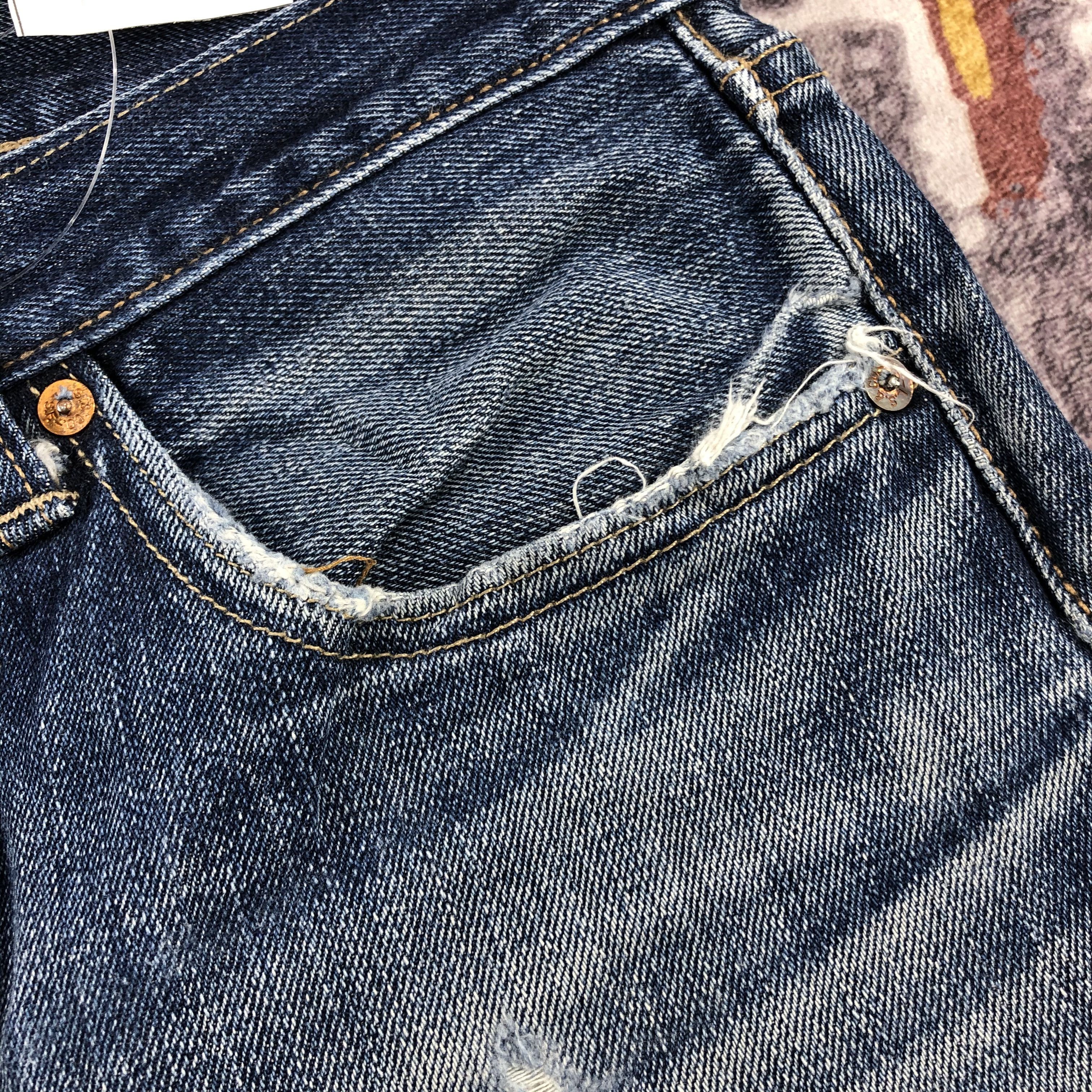 Levi's Vintage Blue Wash Levis 501 Jeans-JM2256 Size US 32 / EU 48 - 11 Thumbnail