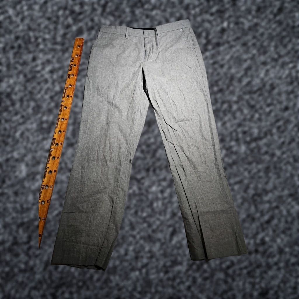 J.Crew J.CREW Pants Mens 34x32 Bedford Slim Flat Front Gray Wool Cotton Chino Trousers / Pants Size US 34 / EU 50 - 1 Thumbnail